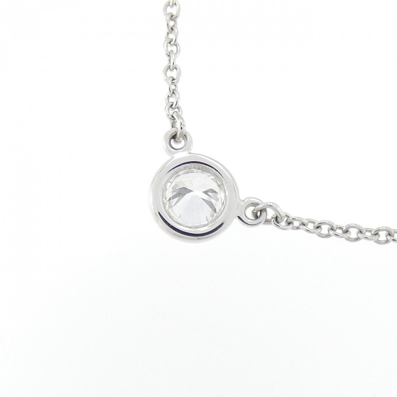 ティファニー バイザヤード ネックレス 0.18CT G VVS1 3EXT