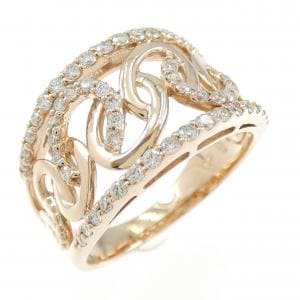 K18PG ダイヤモンド リング 0.43CT