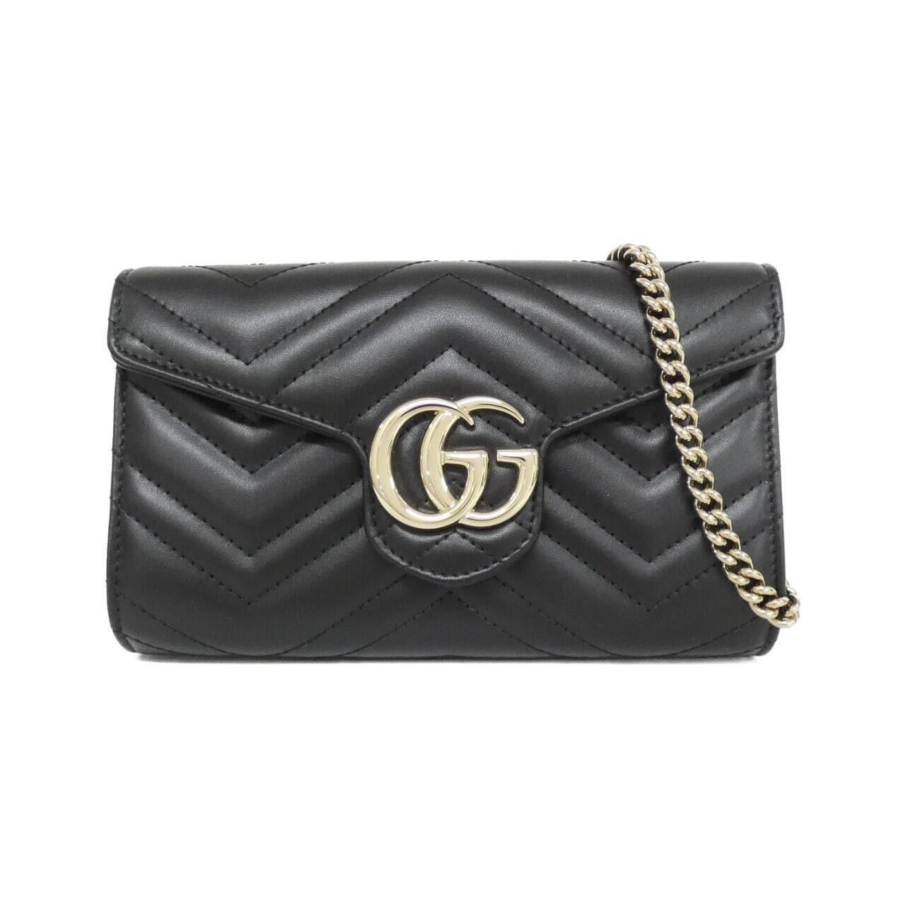 【新品】グッチ GG MARMONT 837745 AAET8 チェーンウォレット