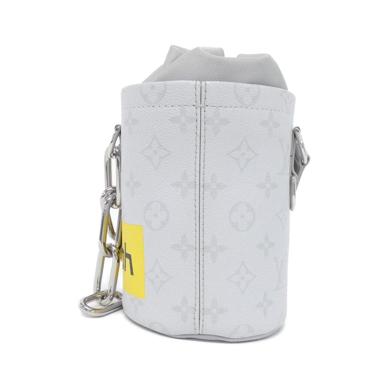 LOUIS VUITTON白色Monogram Logo 粉笔纳米包 M44631 单肩包