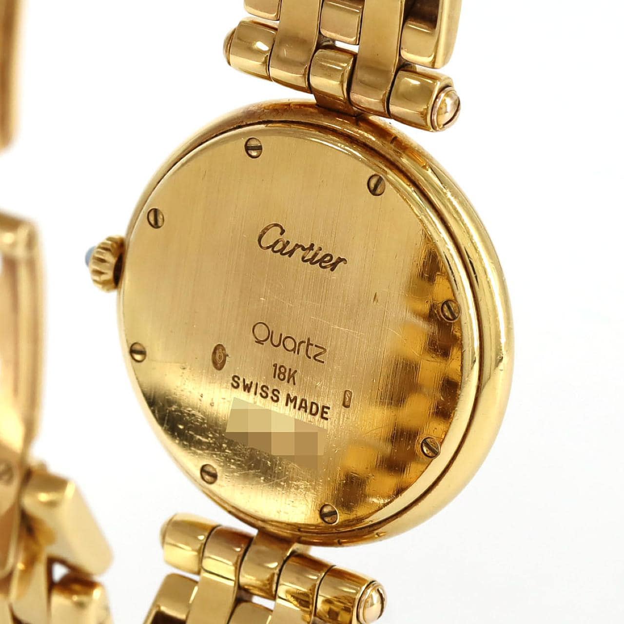 【ノーメンテナンス還元価格】カルティエ パンテールヴァンドームLM YG 83784647 YG クォーツ