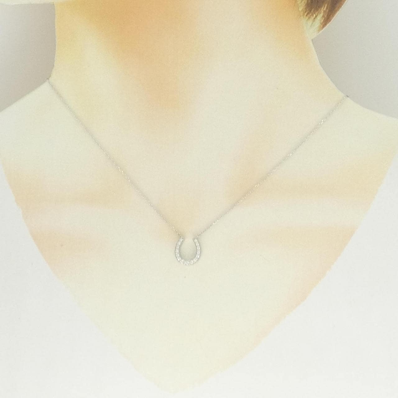 ヴァンドーム ダイヤモンド ネックレス 0.13CT
