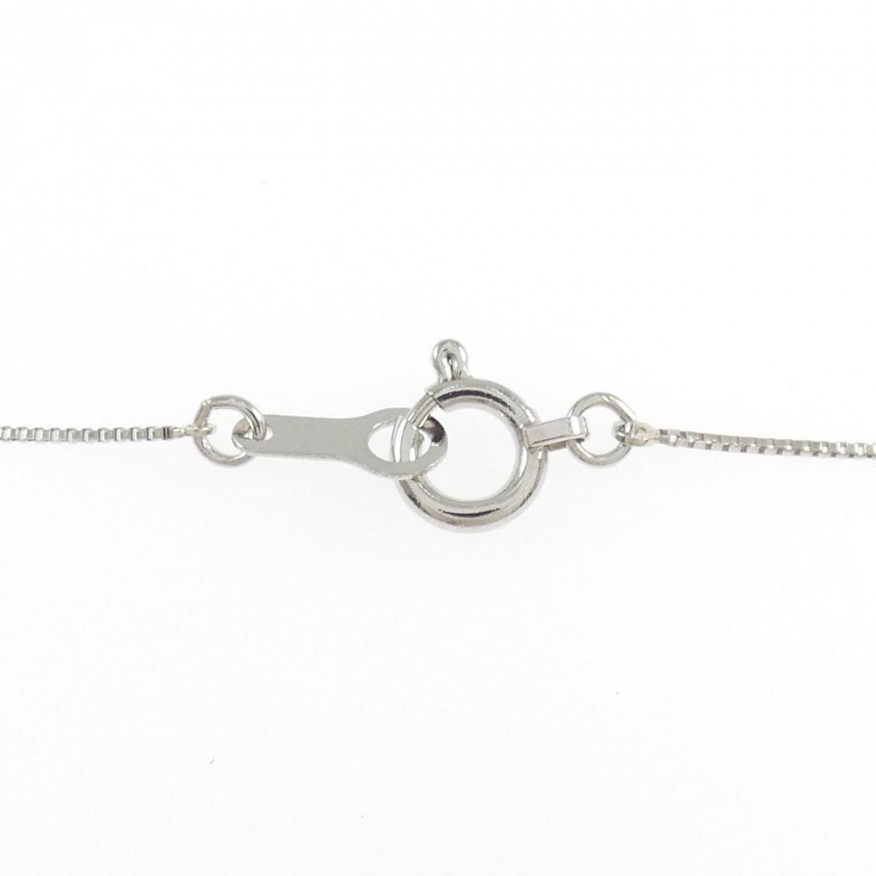 PT900/PT850 ソリティア ダイヤモンド ネックレス 0.20CT