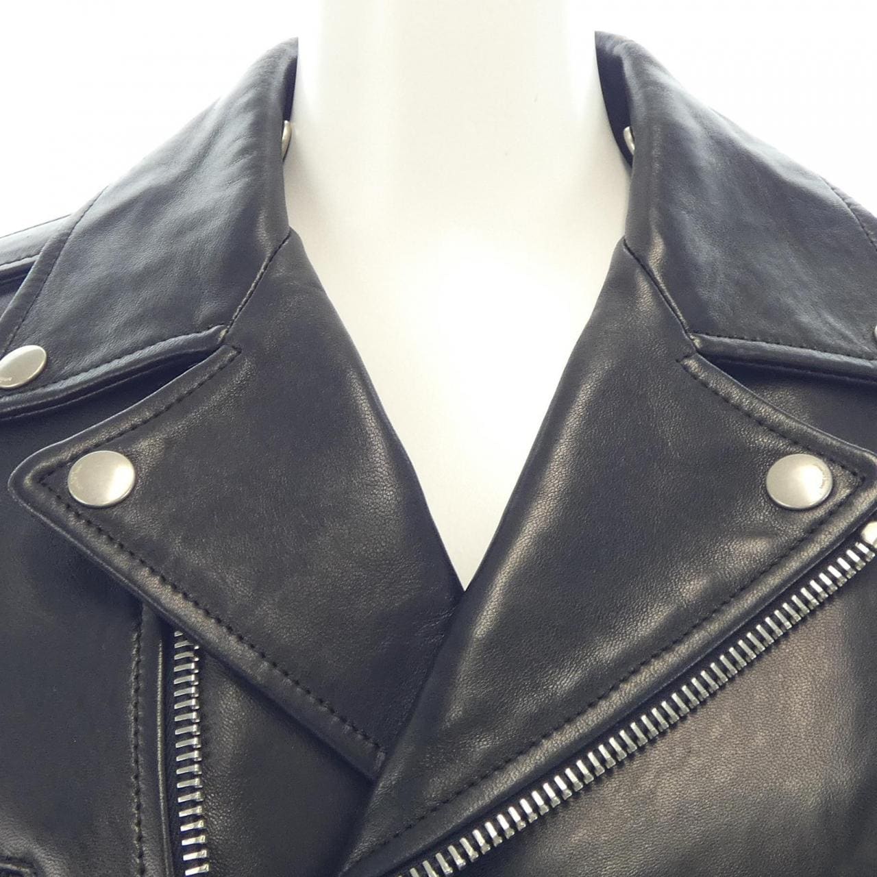 サンローラン SAINT LAURENT クラシックモーターサイクル 397287 Y5YA2 レザーライダースジャケット