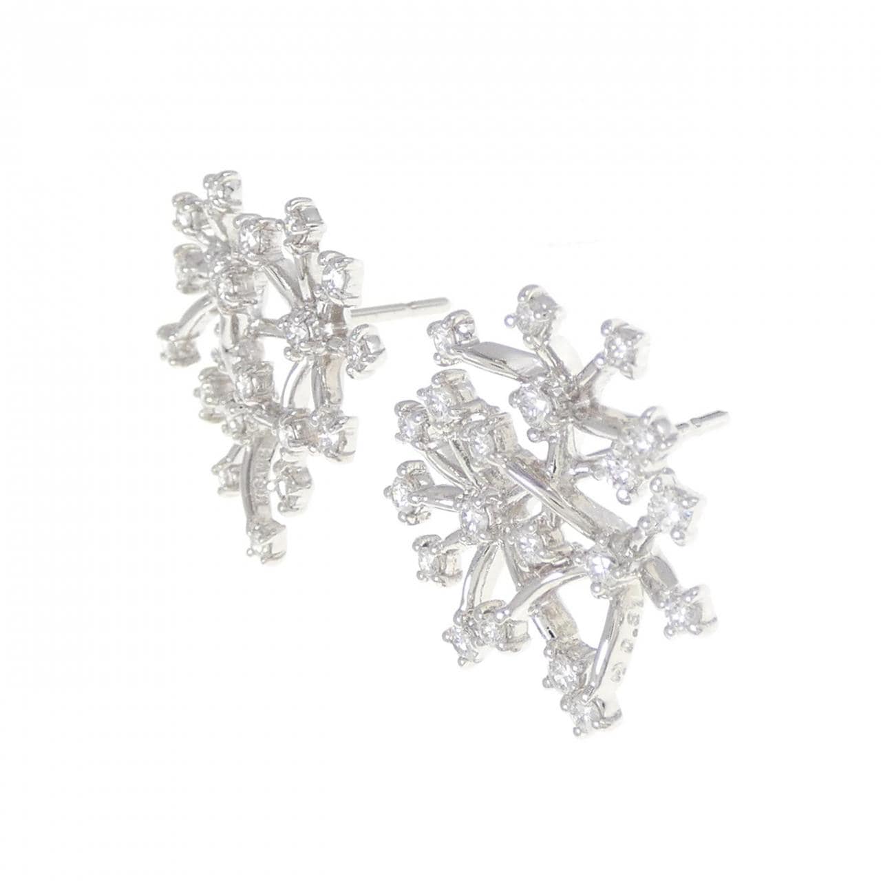 Tasaki Diamond Earrings 0.62CT