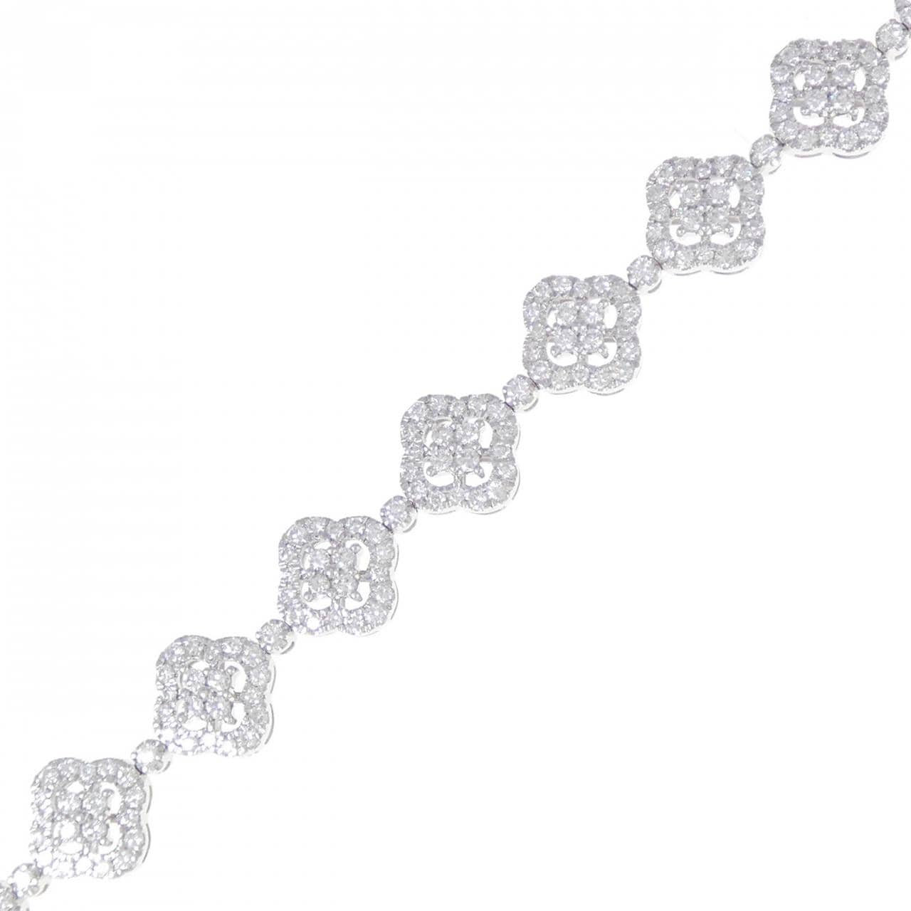 K18WG Diamond bracelet 5.00CT