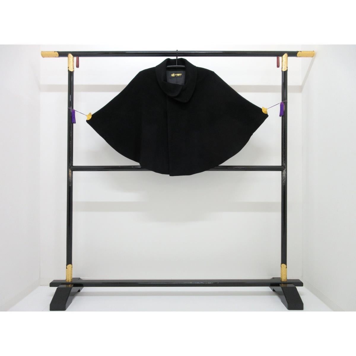 【新品】ケープ カシミヤ混ウール ロール衿