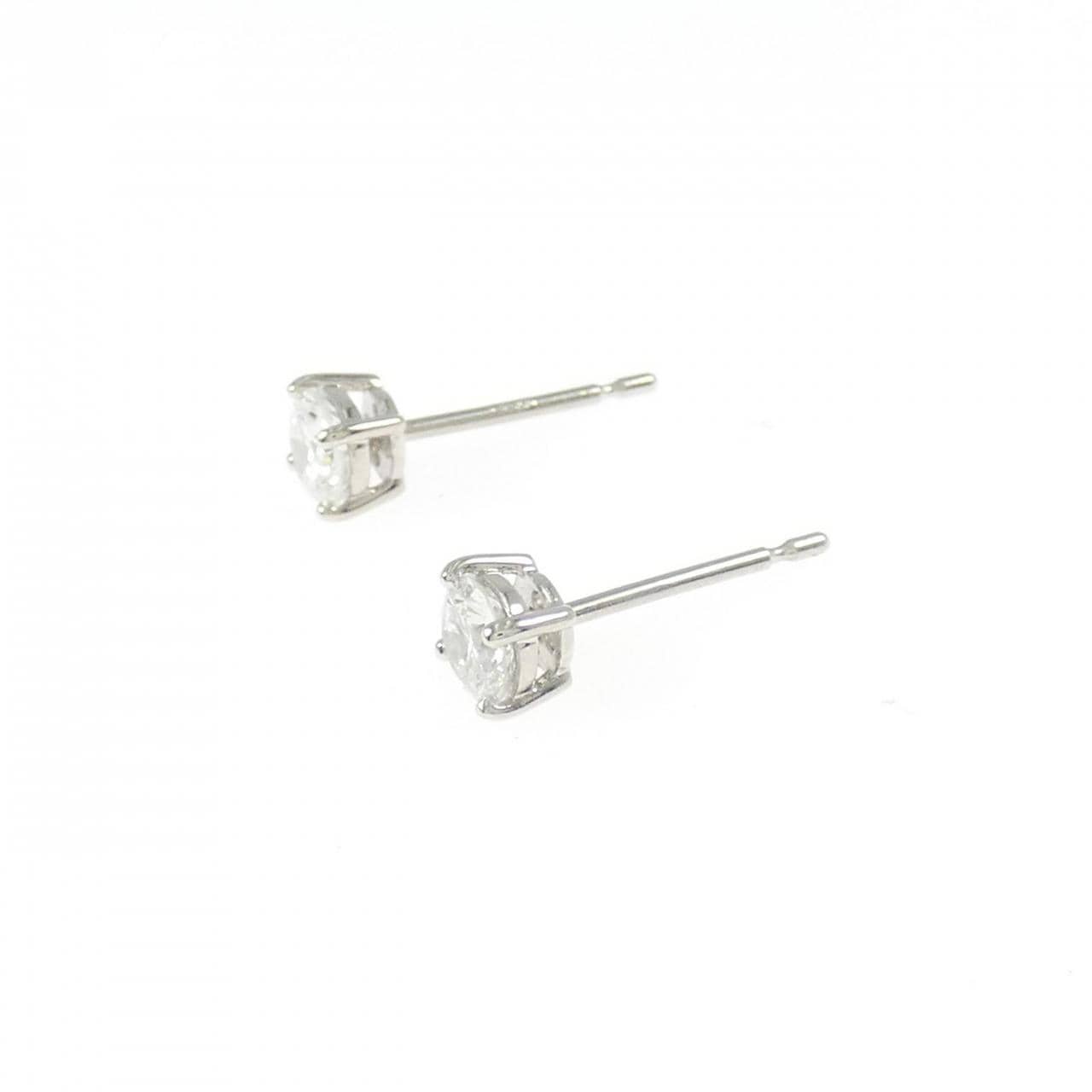 【リメイク】PT900/ST ダイヤモンド ピアス 0.302CT 0.315CT F I1 G-F