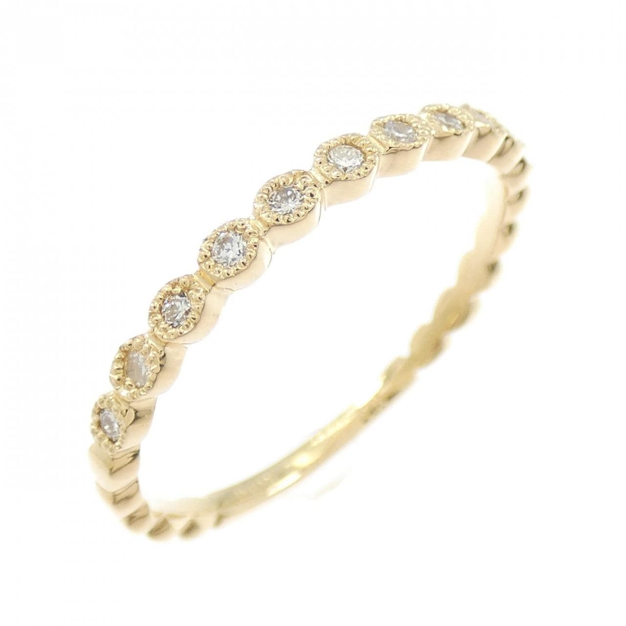 【リメイク】K18YG ダイヤモンド リング 0.10CT