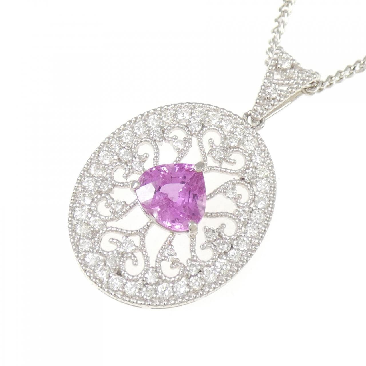 PT900/PT850 サファイヤ ネックレス 2.05CT