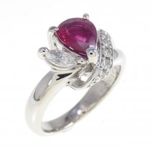 PT900 ルビー リング 1.01CT