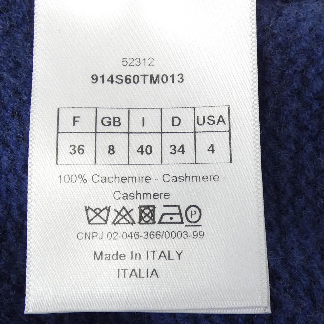 クリスチャンディオール CHRISTIAN DIOR J'ADIOR8 914S60TM013 ニット