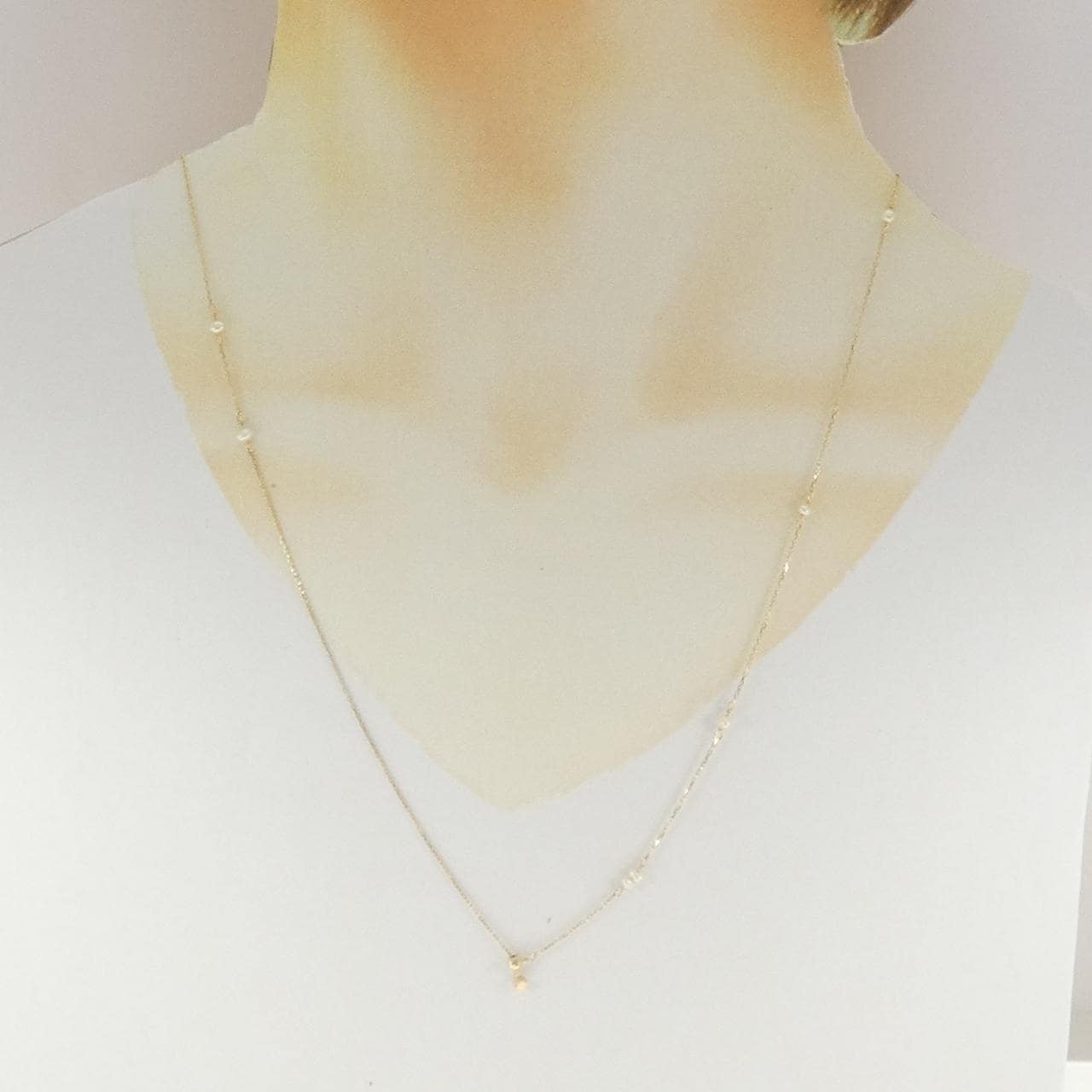 アガット 淡水パール ネックレス