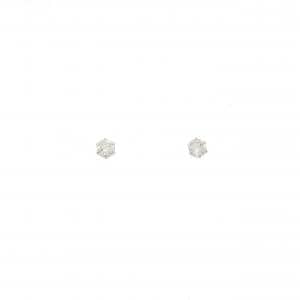 PT900 ソリティア ダイヤモンド ピアス 0.20CT