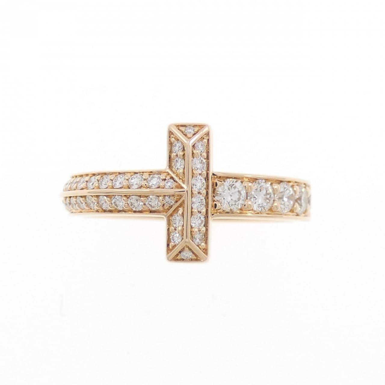 ティファニー Tワン ナロー リング 0.40CT
