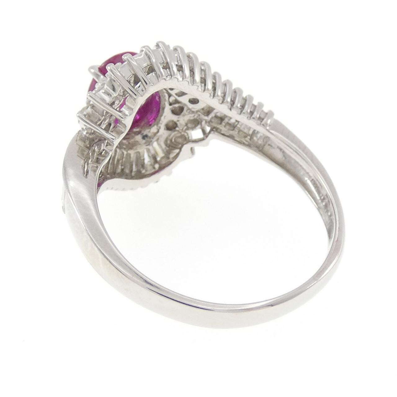 PT900 ルビー リング 0.851CT