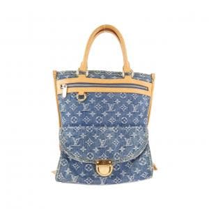 LOUIS VUITTON Monogram牛仔平底購物袋 M95018