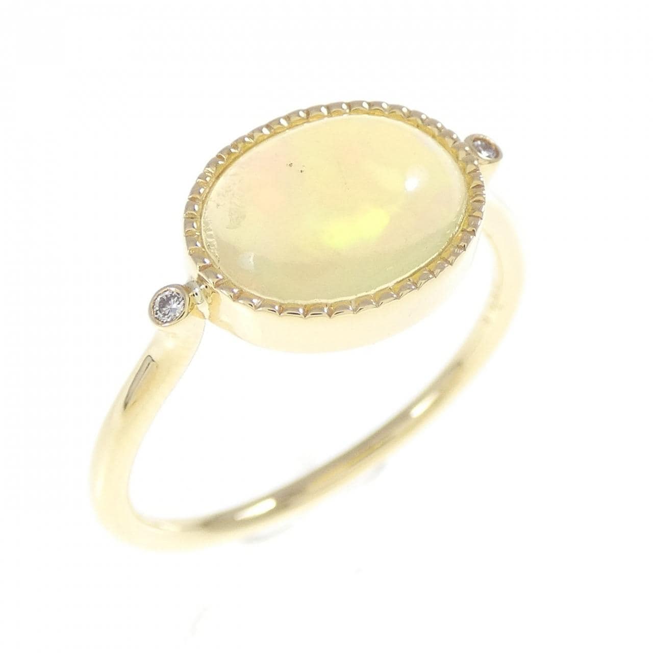 K18YG オパール リング