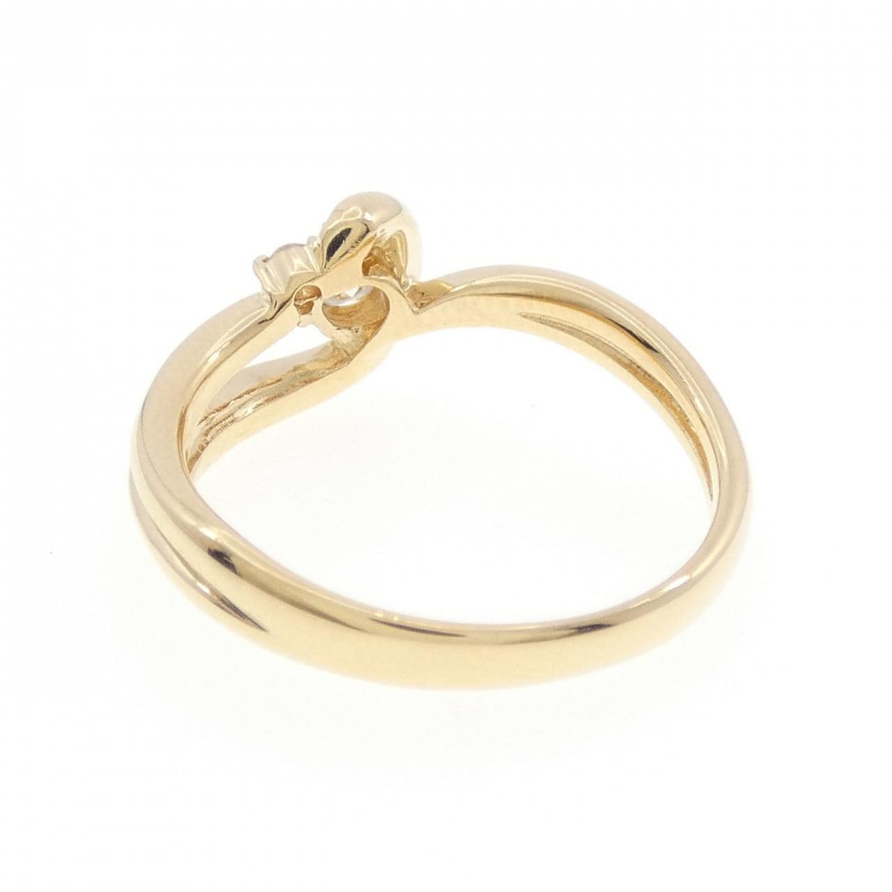 K18YG ダイヤモンド リング 0.14CT