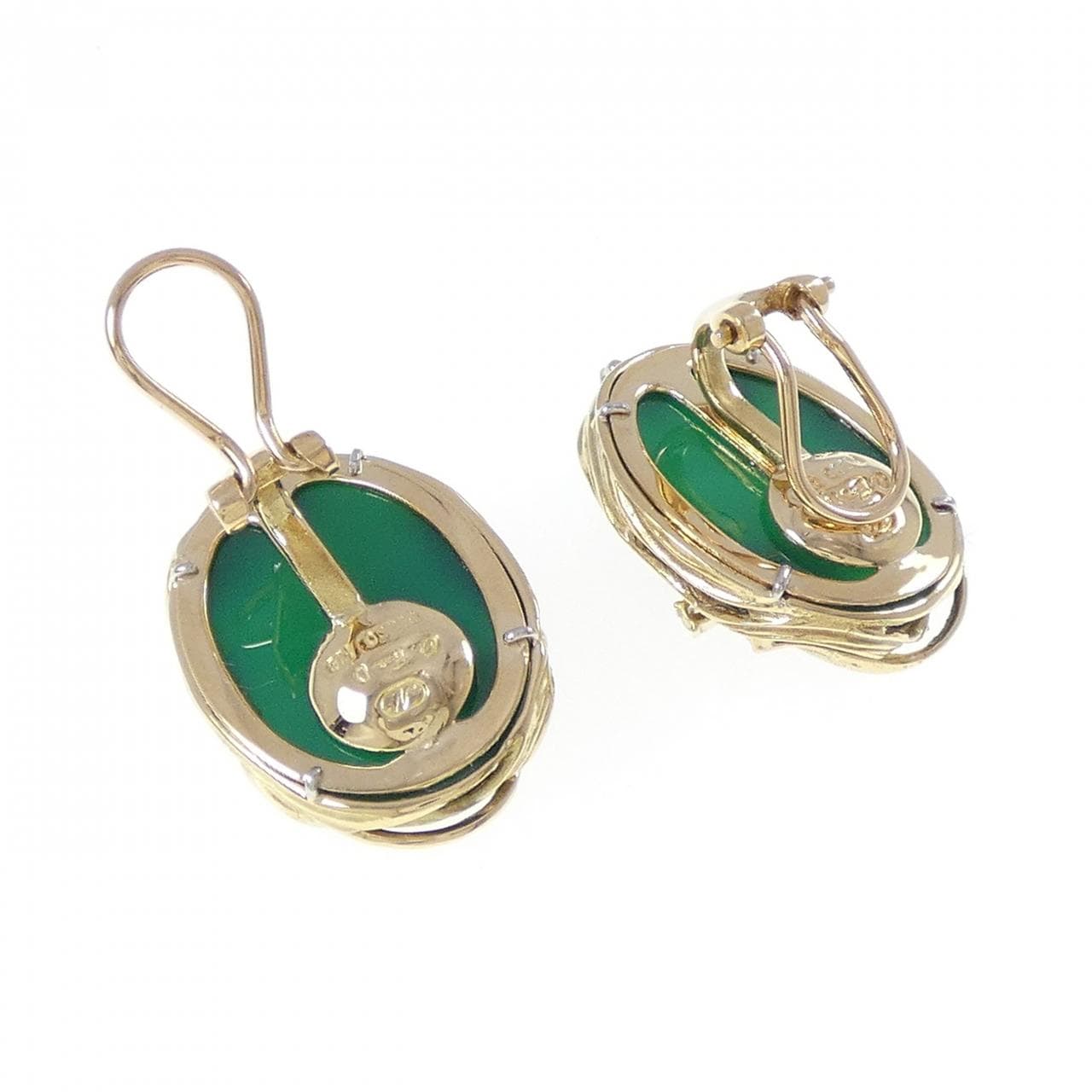 アズ タイム カルセドニー イヤリング