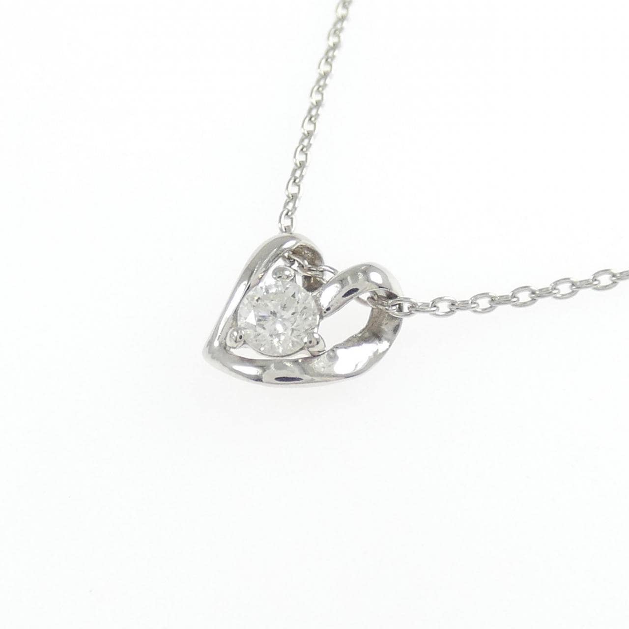 PT900/PT850 ダイヤモンド ネックレス 0.10CT