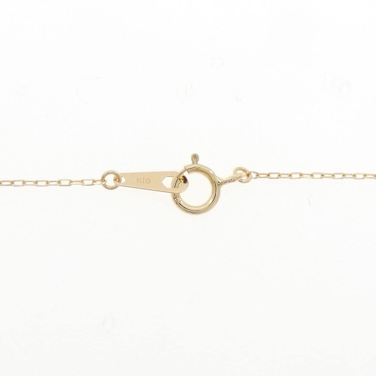 K18YG エメラルド ネックレス 0.12CT