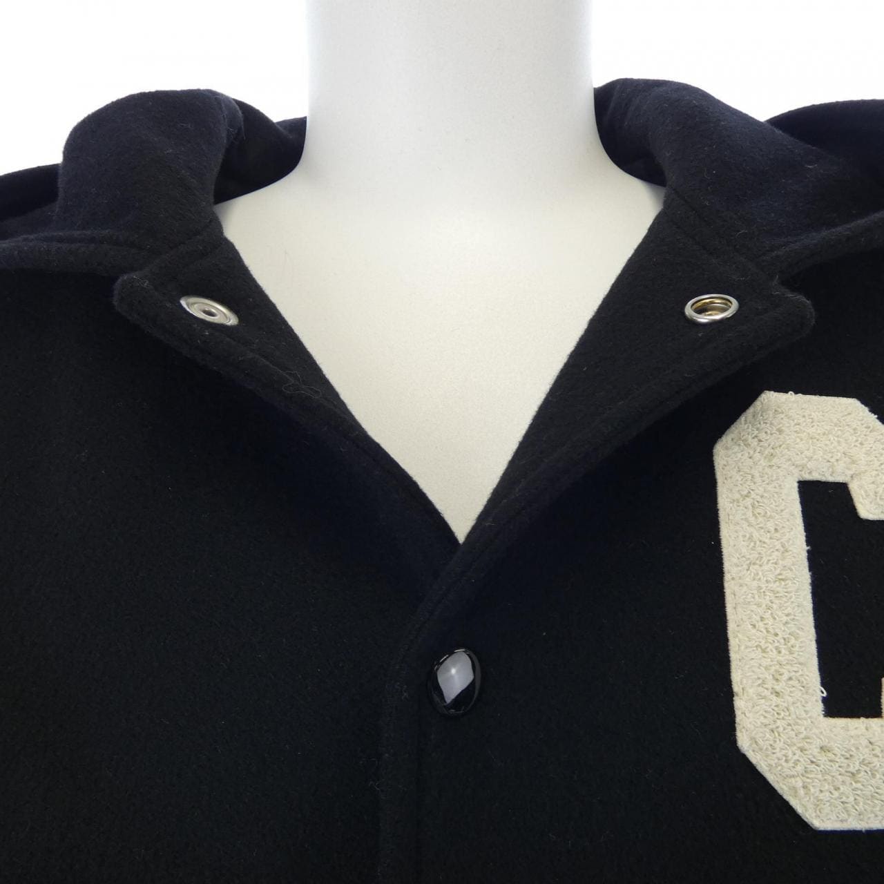 セリーヌ CELINE フード付きテディジャケット 2V98M110R スタジャン