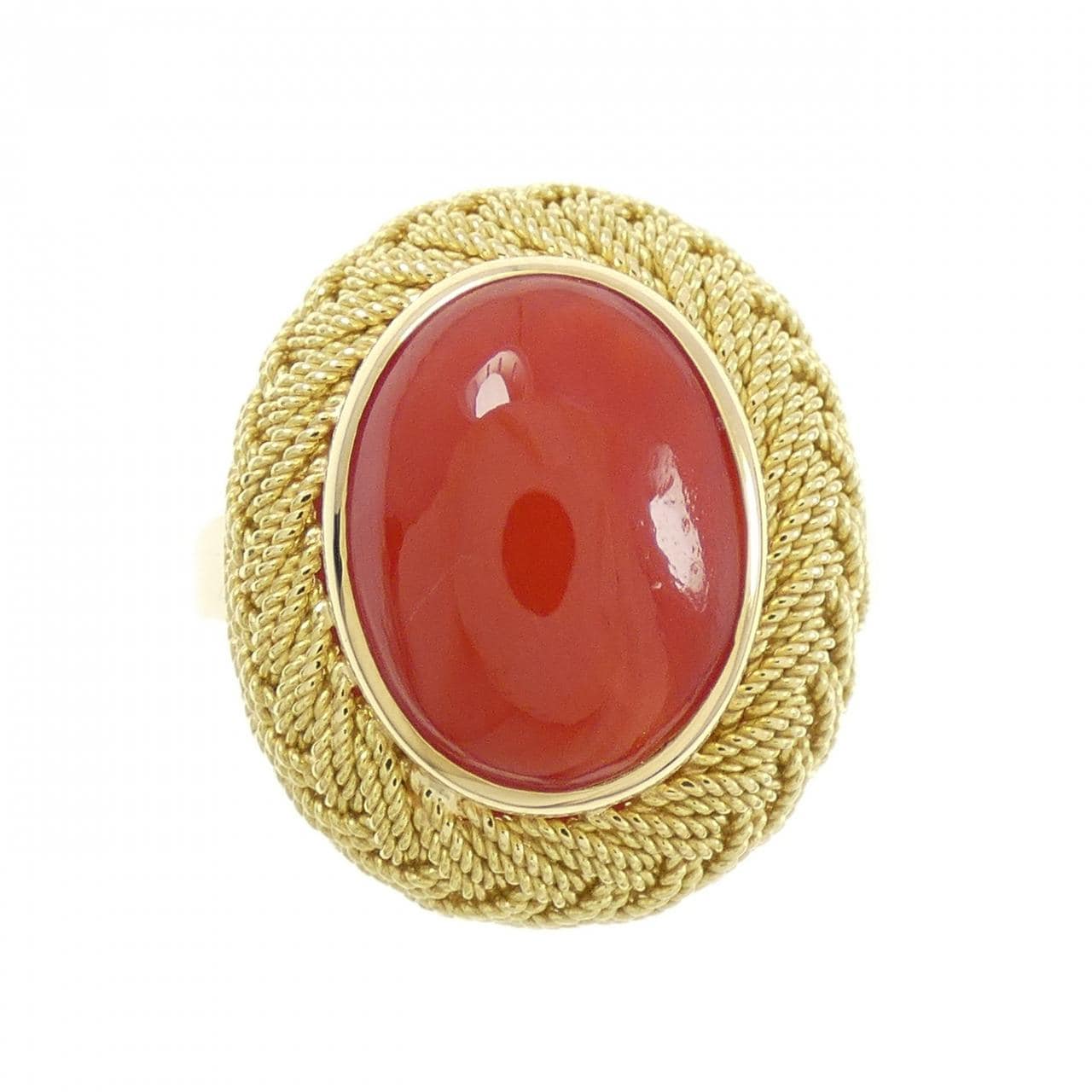 750YG サンゴ リング