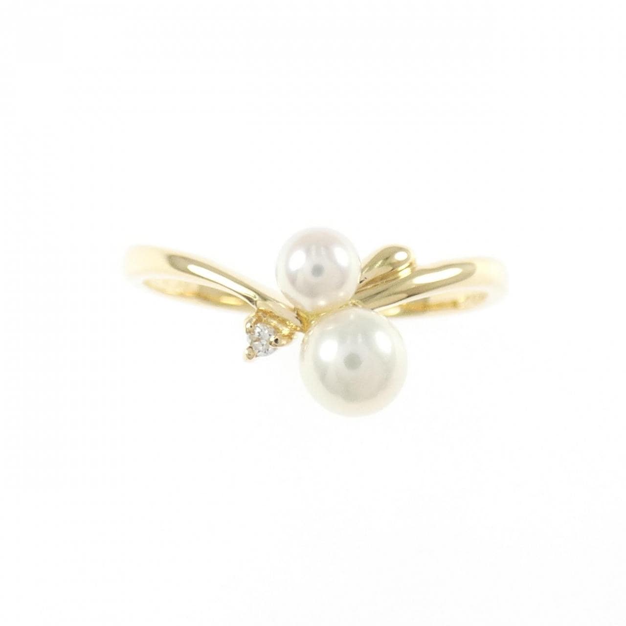 K18YG アコヤパール リング