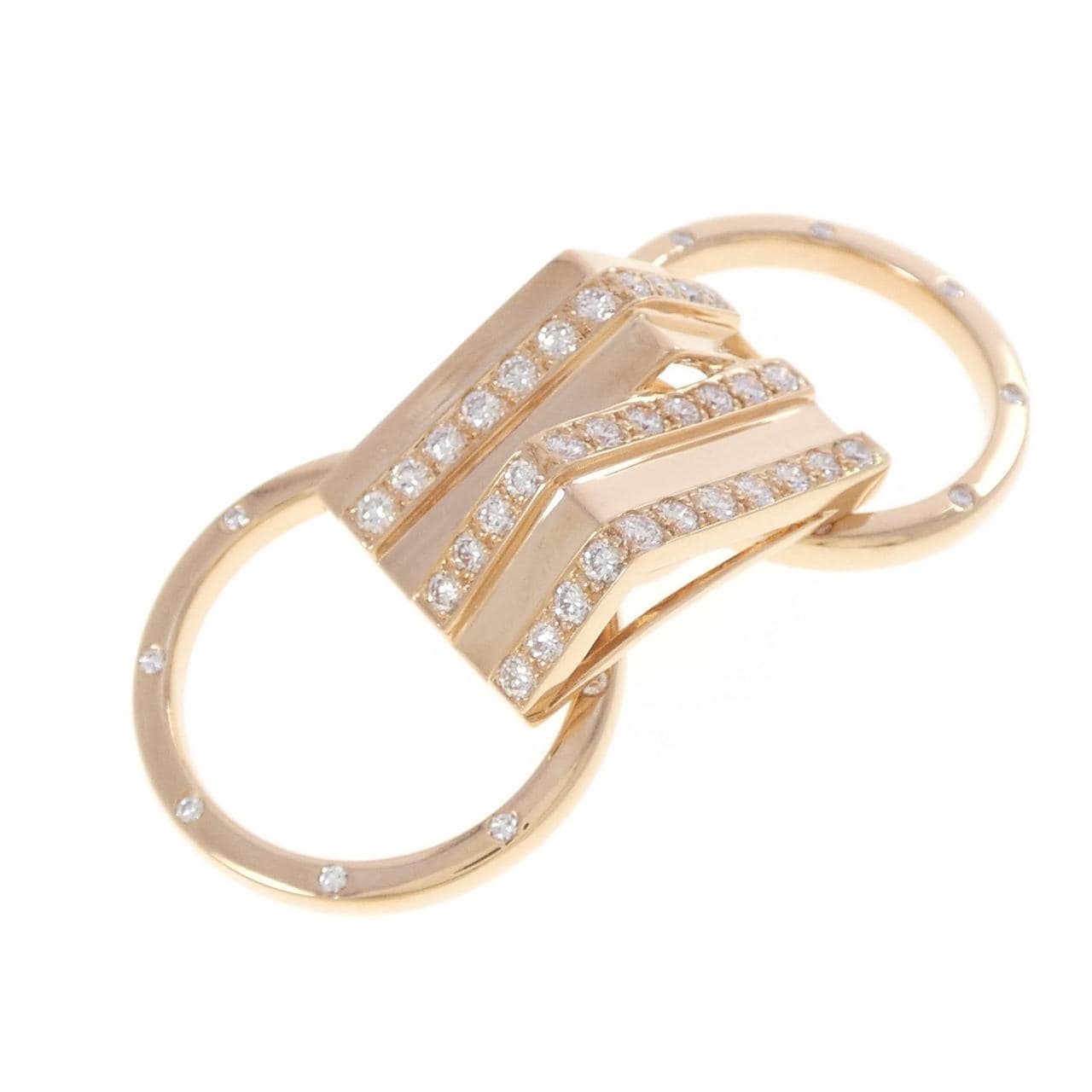 18KPG ダイヤモンド リング 0.73CT