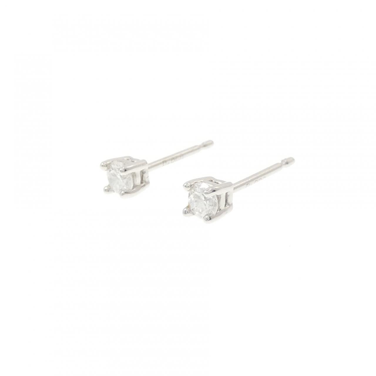 PT900 ダイヤモンド ピアス 0.35CT