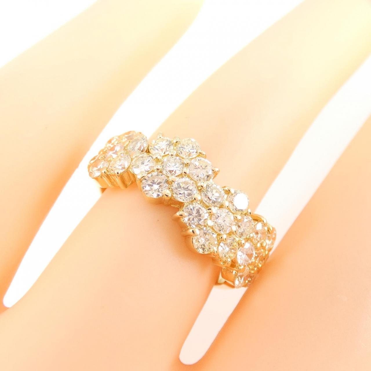 コメ兵｜K18YG フラワー ダイヤモンド リング 1.50CT｜ジュエリー