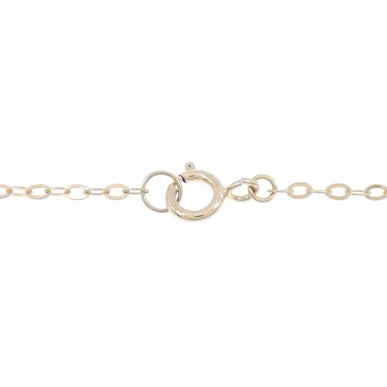 750YG ホワイトトパーズ ネックレス