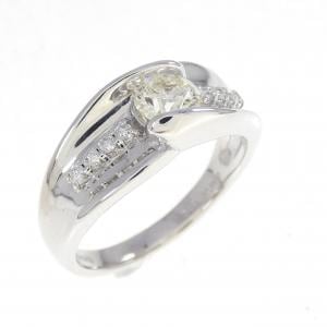 K18WG ダイヤモンド リング 0.53CT