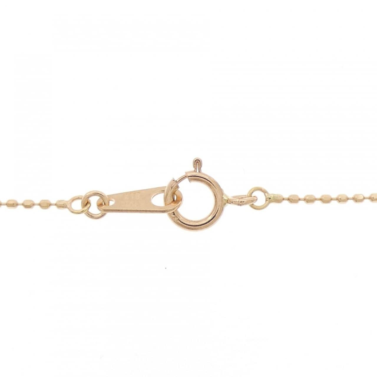 K18PG クロス ダイヤモンド ネックレス