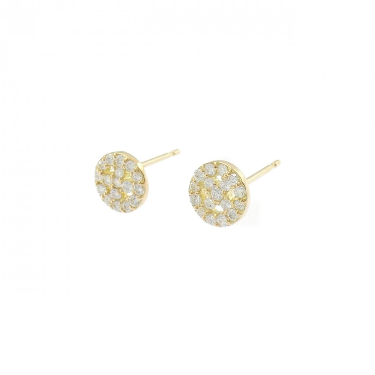 【リメイク】K18YG ダイヤモンド ピアス 0.20CT