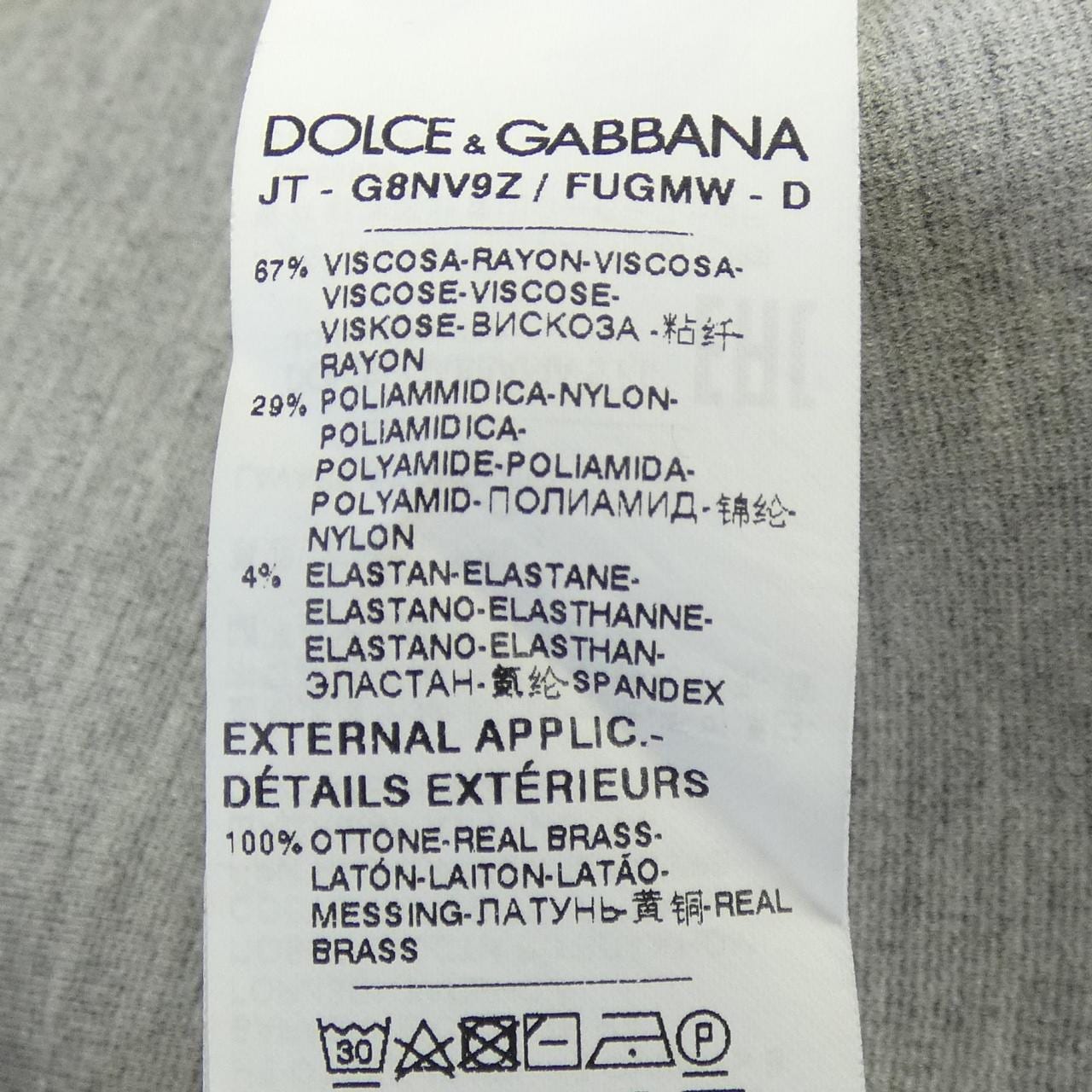 ドルチェアンドガッバーナ DOLCE&GABBANA G8NV9Z/FUGMW Tシャツ