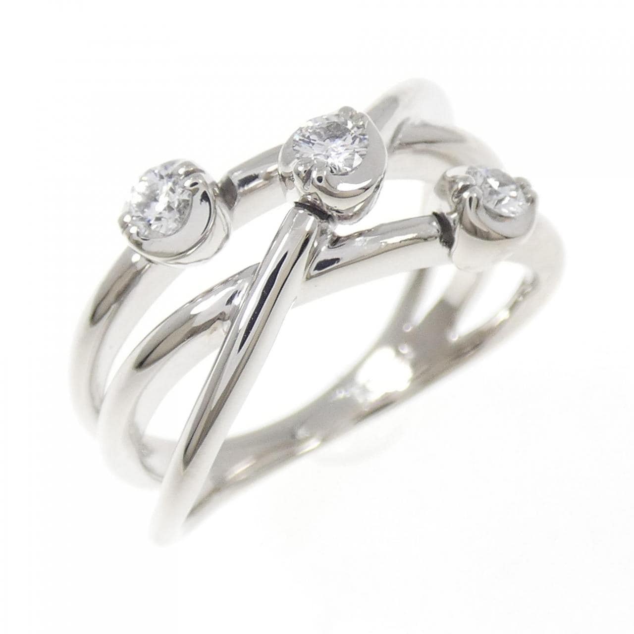 PT900 Diamond Ring 0.20CT