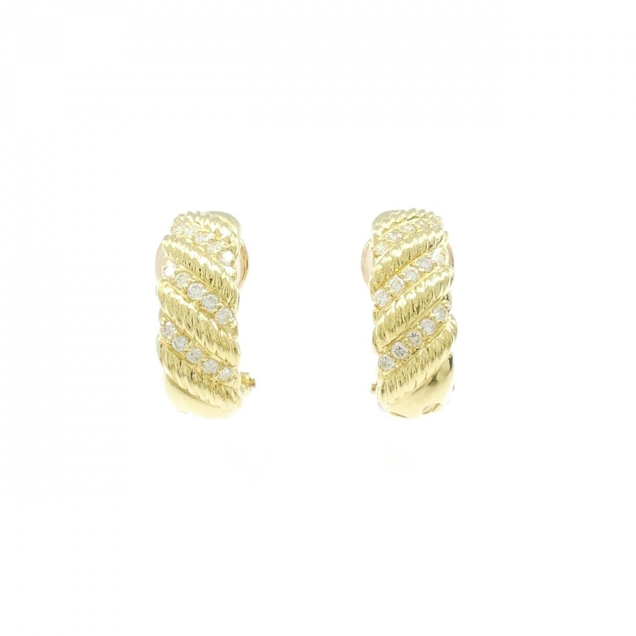 K18YG ダイヤモンド ピアス/イヤリング 0.30CT