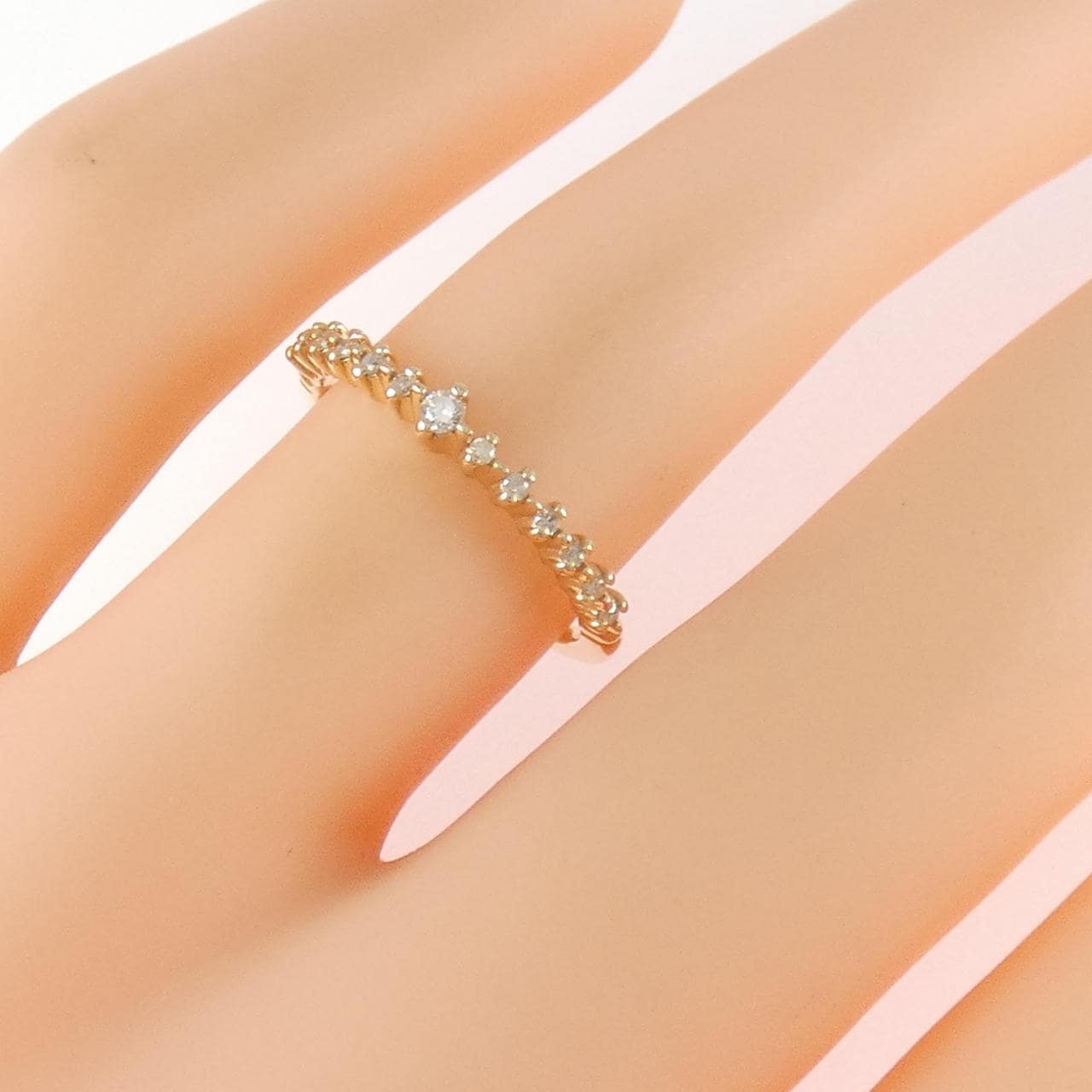 アガット ダイヤモンド リング 0.02CT