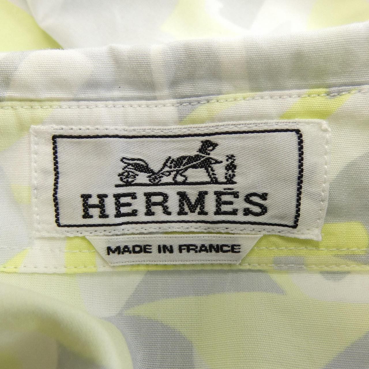 エルメス HERMES パズル ヴェジェタル　PUZZLE VEGETAL *31-5606. シャツ