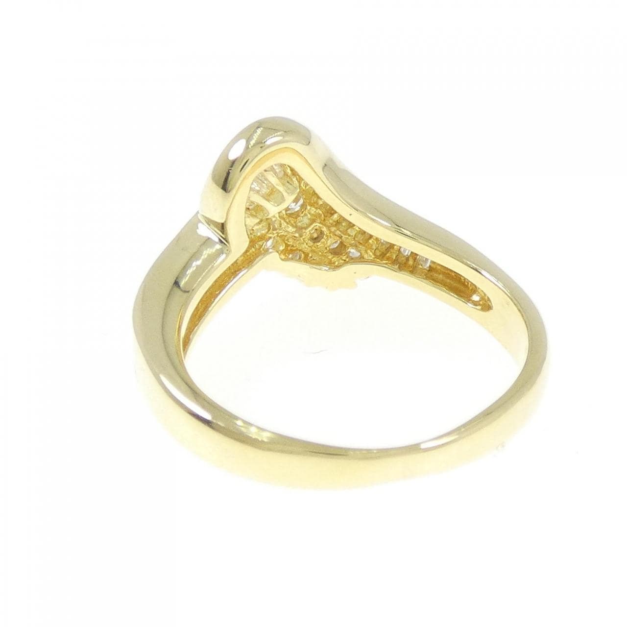K18YG ダイヤモンド リング 0.75CT