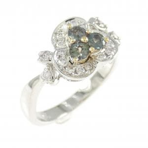 K18WG/K18YG アレキサンドライト リング 0.29CT