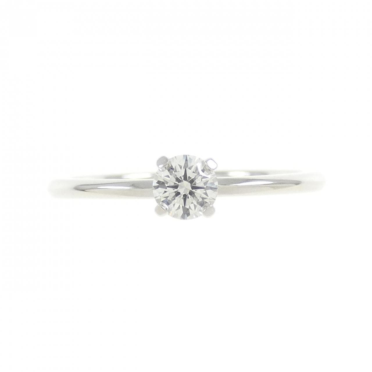 ティファニー トゥルー リング 0.18CT F IF 3EXT