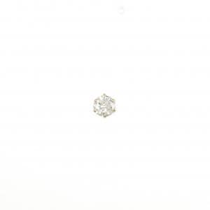 K18YG ソリティア ダイヤモンド ピアス 0.30CT 片耳