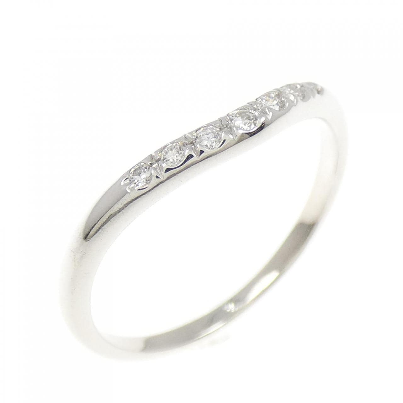 K18WG ダイヤモンド リング 0.08CT