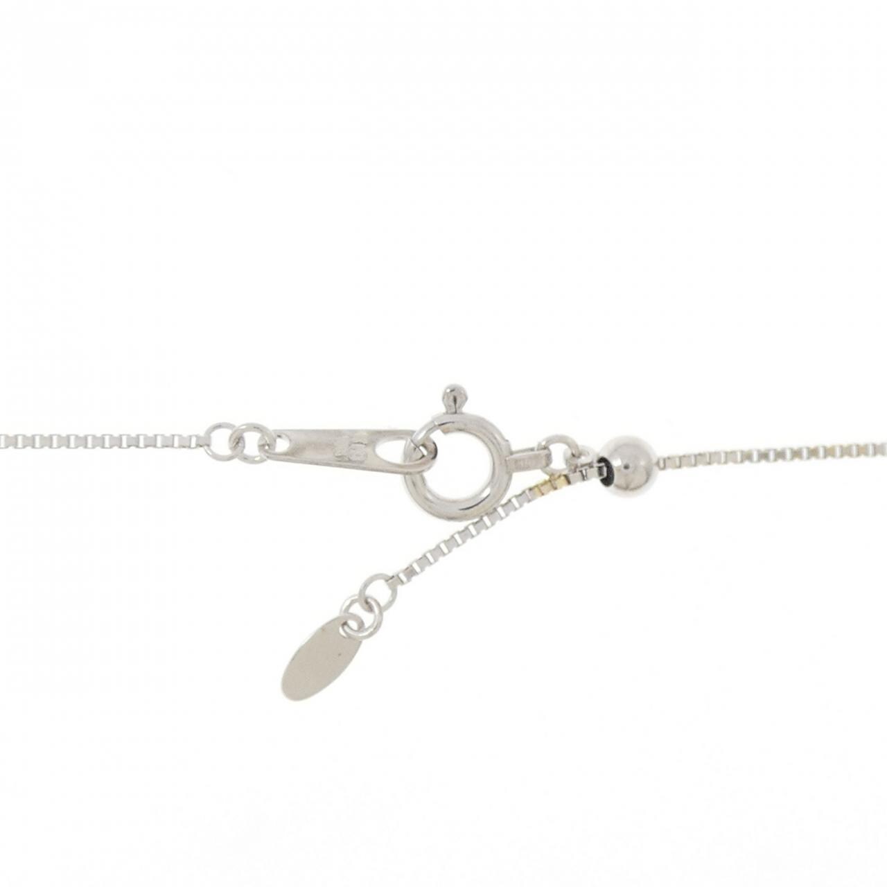 K18WG ダイヤモンド ネックレス 0.631CT