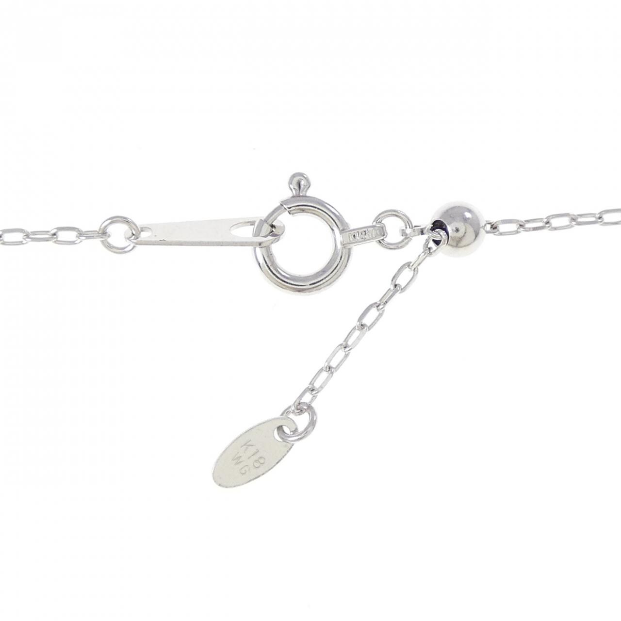 笠原 真寿美 クロス サファイヤ ネックレス 0.30CT