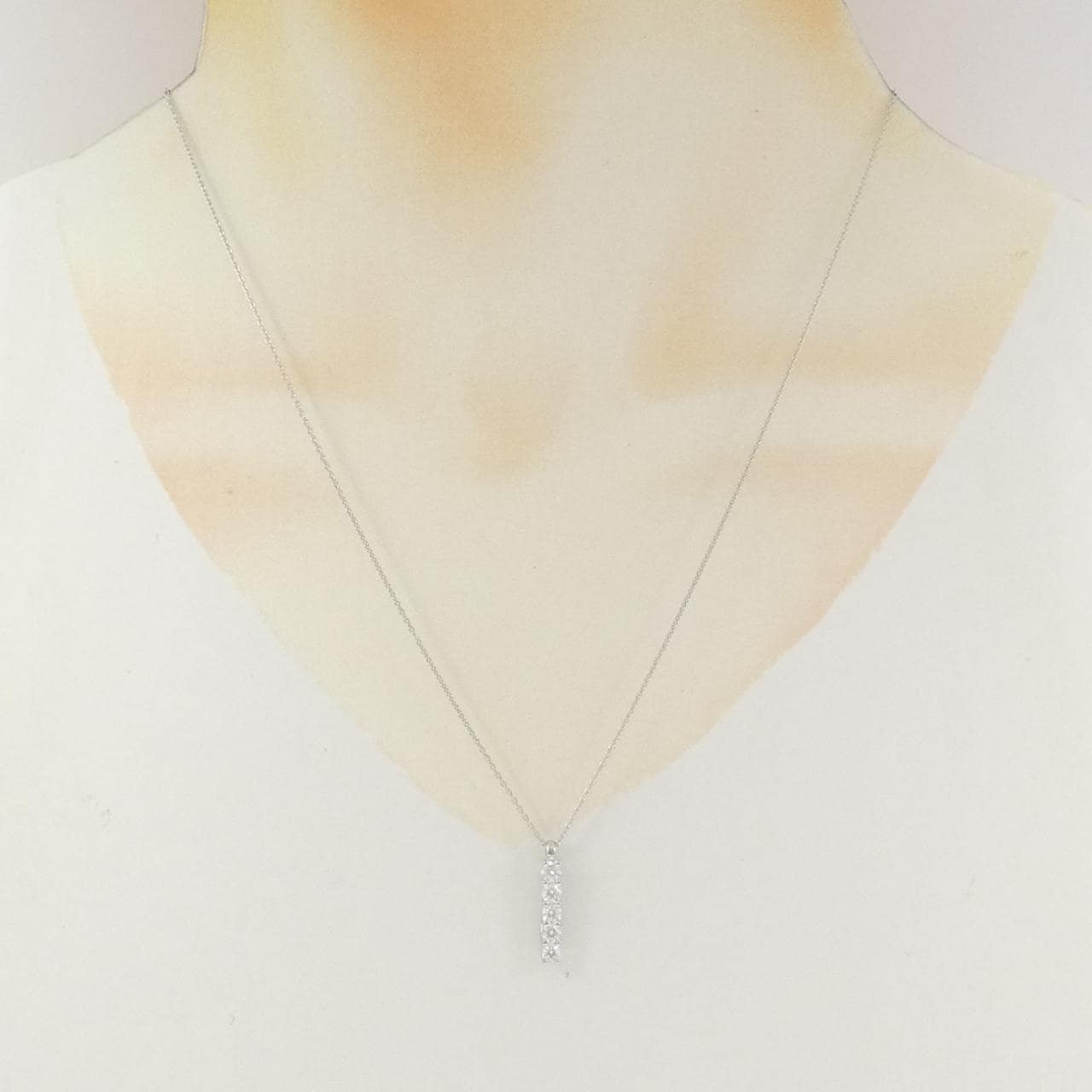 PT900/PT850 ダイヤモンド ネックレス 0.577CT