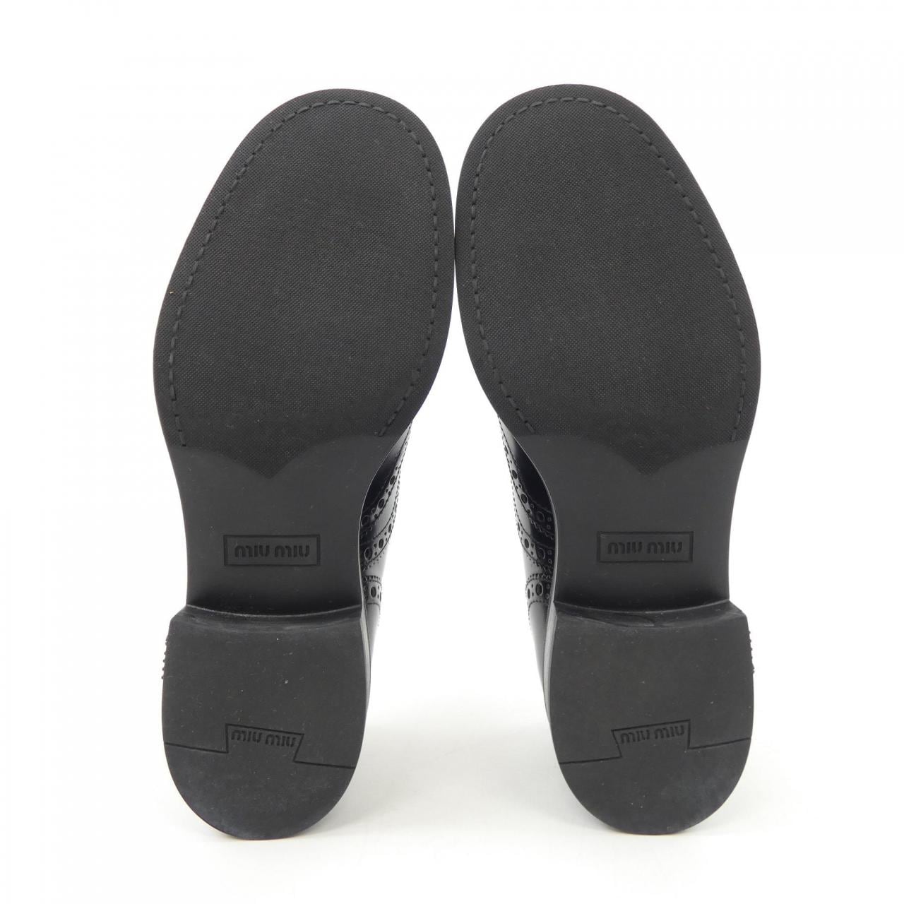 ミュウミュウ MIU MIU CHURCH'S オックスフォードグローグシューズ 5E038E シューズ